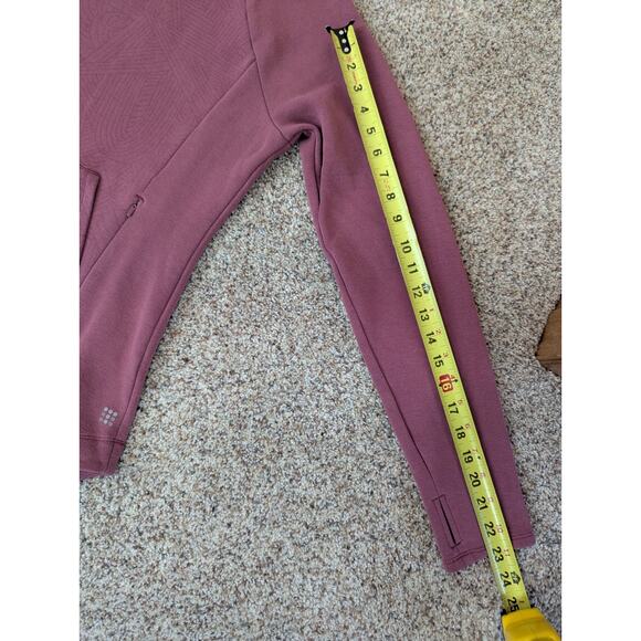 Title Nine Pullover Womens Medium Most Wanted Happy Trails Zip Pocket Thumbholes - Picture 8 of 10